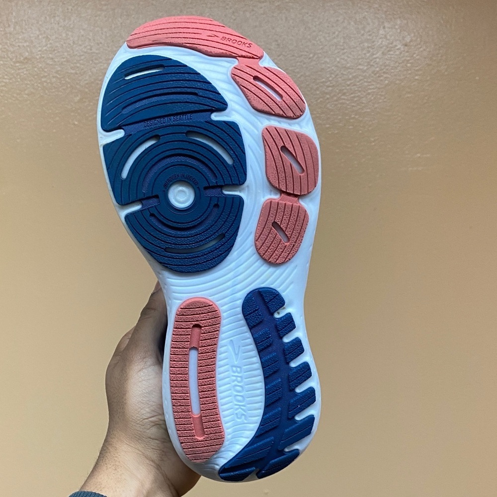 Brooks Glycerin 21 Women’s Running Sneakers “Blue/Icy Pink/Rose” Size 7.5 Wide - Picture 15 of 17